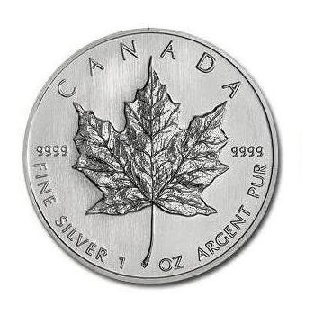 加拿大楓葉銀幣(1oz)(二手)